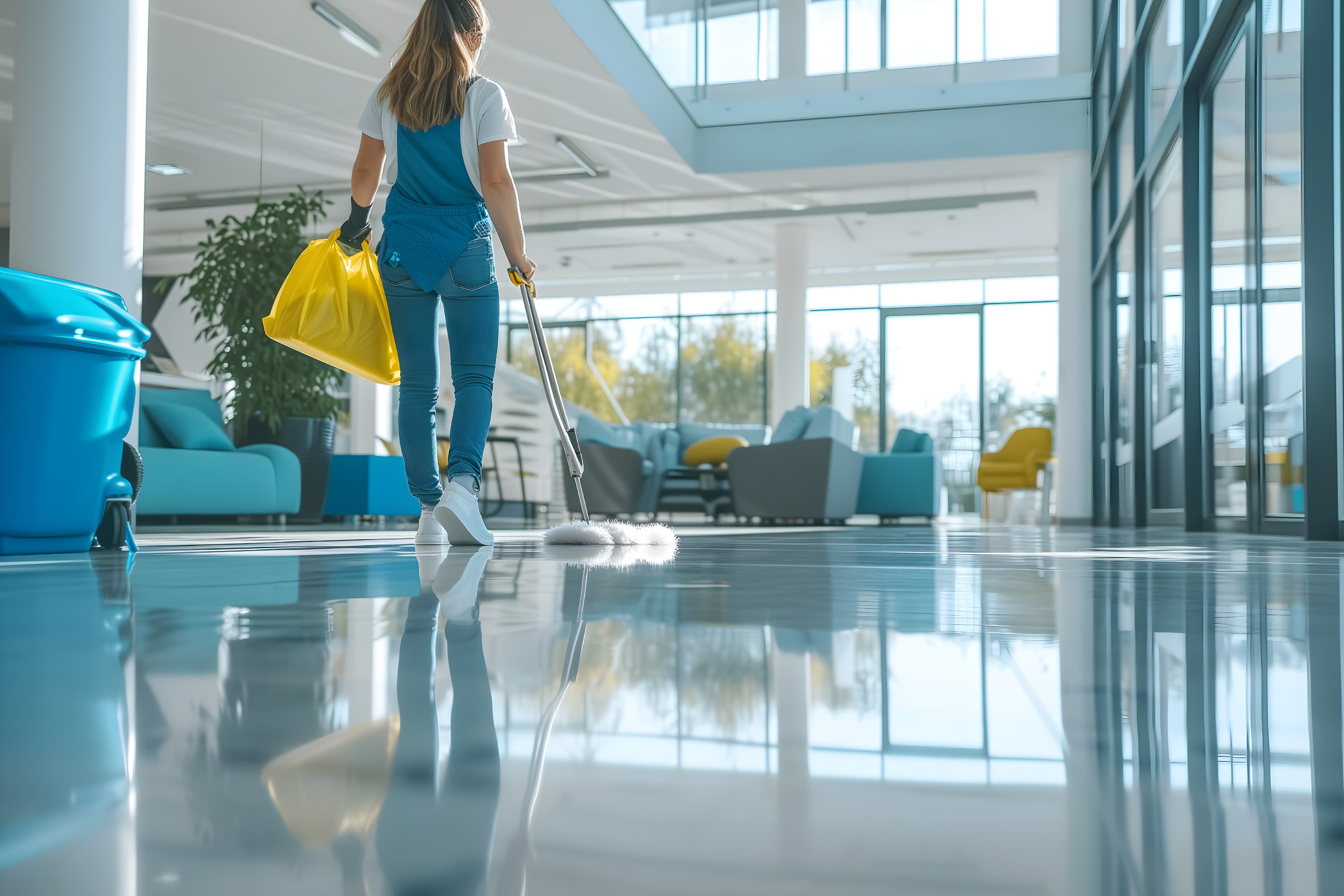 Erstklassiger Reinigungsservice für Büroflächen in Hamburg